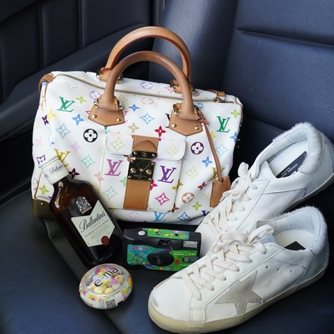 Louis Vuitton x Takashi Murakami 2003 Monogram Speedy 30 手提包