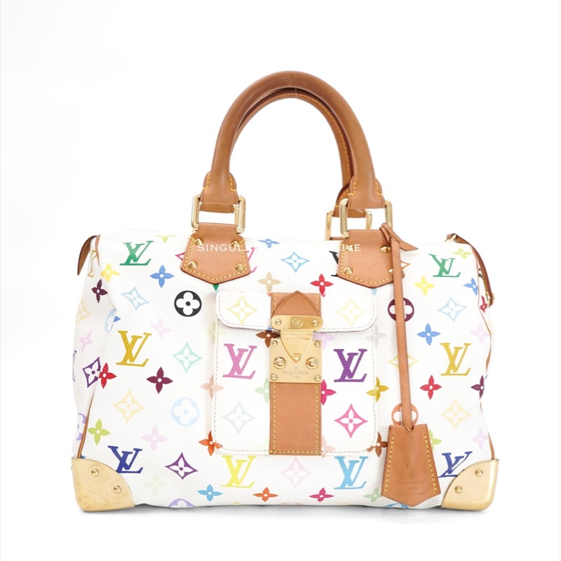 Louis Vuitton x Takashi Murakami 2003 Monogram Speedy 30 手提包-1