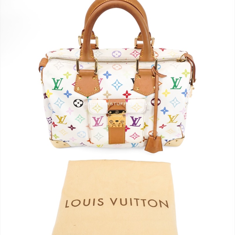 Louis Vuitton x Takashi Murakami 2003 Monogram Speedy 30 手提包-13