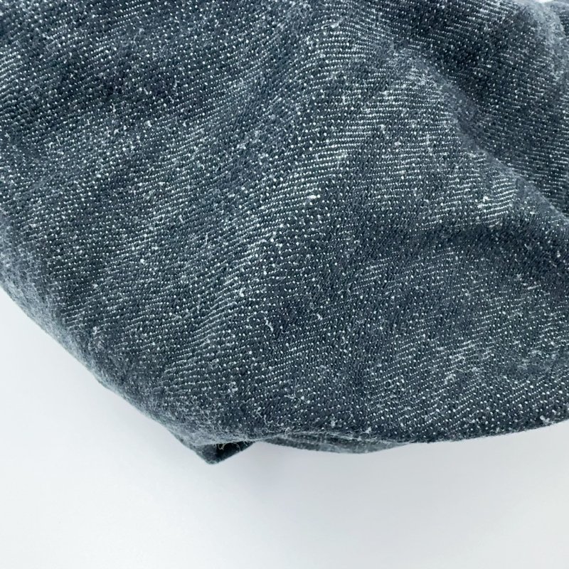 CHANEL深藍色丹寧牛仔肩背托特包(超甜甜價)-11