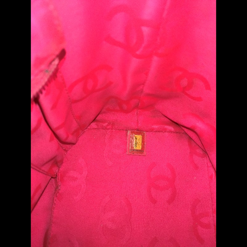 Chanel 黑底白雙C康朋大托特包-36