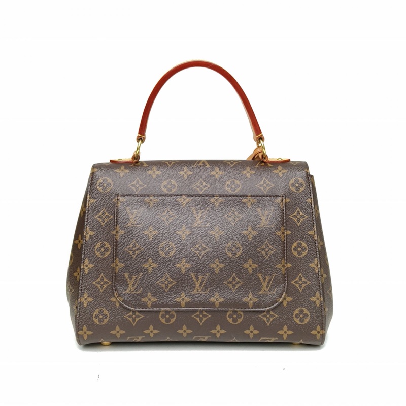 LOUIS VUITTON Cluny中號32老花PVC金扣2017-2