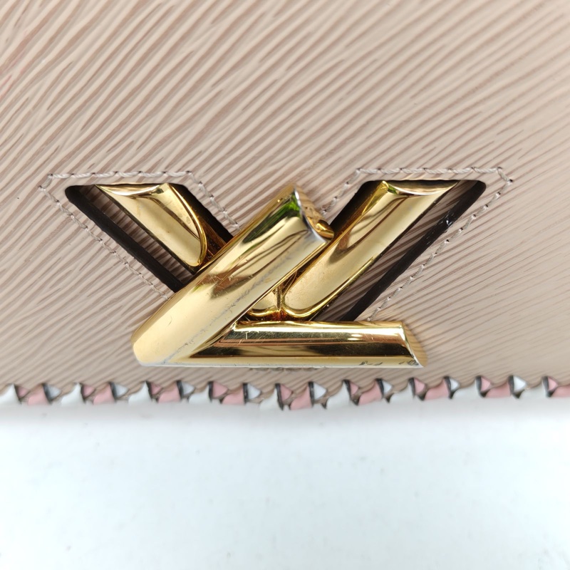LOUIS VUITTON 粉色EPI水波紋牛皮2020twist編織手柄中號-4