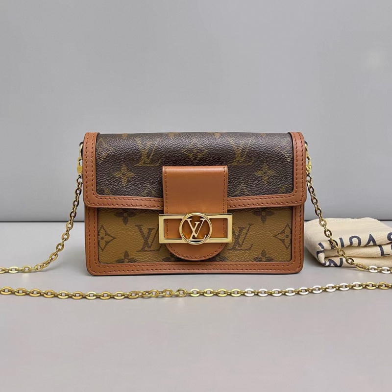 LV路易威登dauphine老花woc達芙妮 芯片-0