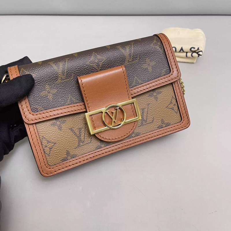 LV路易威登dauphine老花woc達芙妮 芯片-4