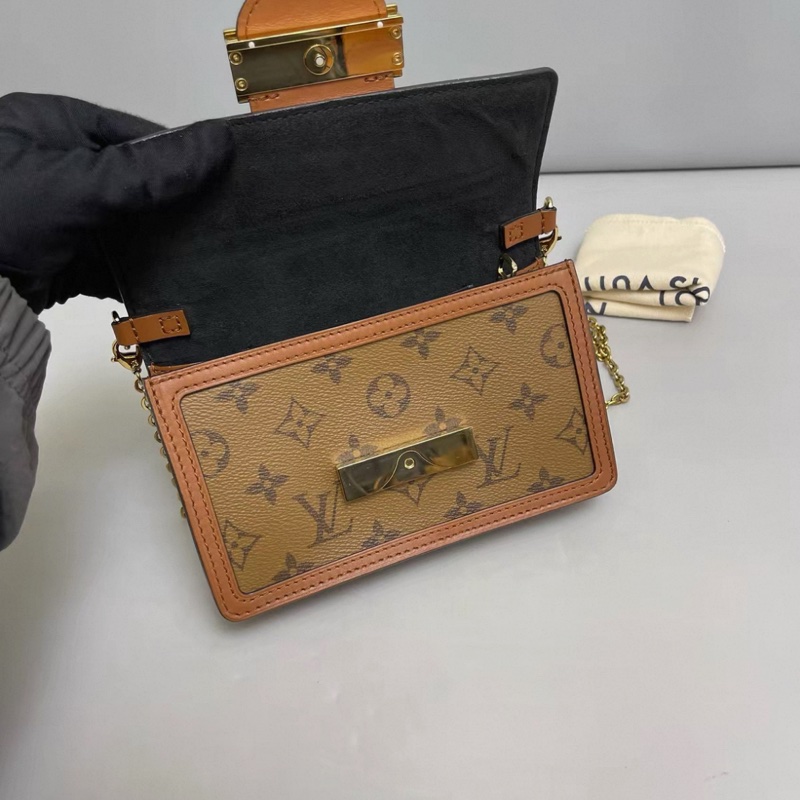 LV路易威登dauphine老花woc達芙妮 芯片-6