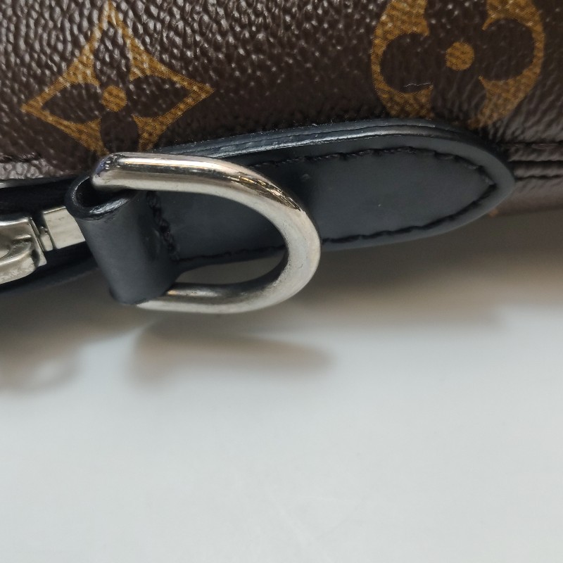 Louis Vuitton (LV) Porte Documents Jour牛皮老花拉鍊電腦公事包-11