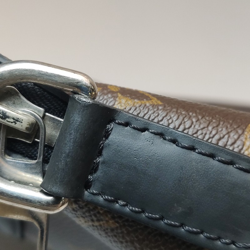 Louis Vuitton (LV) Porte Documents Jour牛皮老花拉鍊電腦公事包-14
