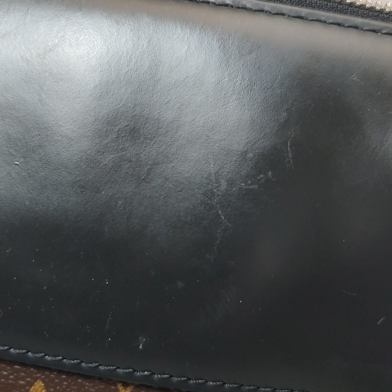 Louis Vuitton (LV) Porte Documents Jour牛皮老花拉鍊電腦公事包-18