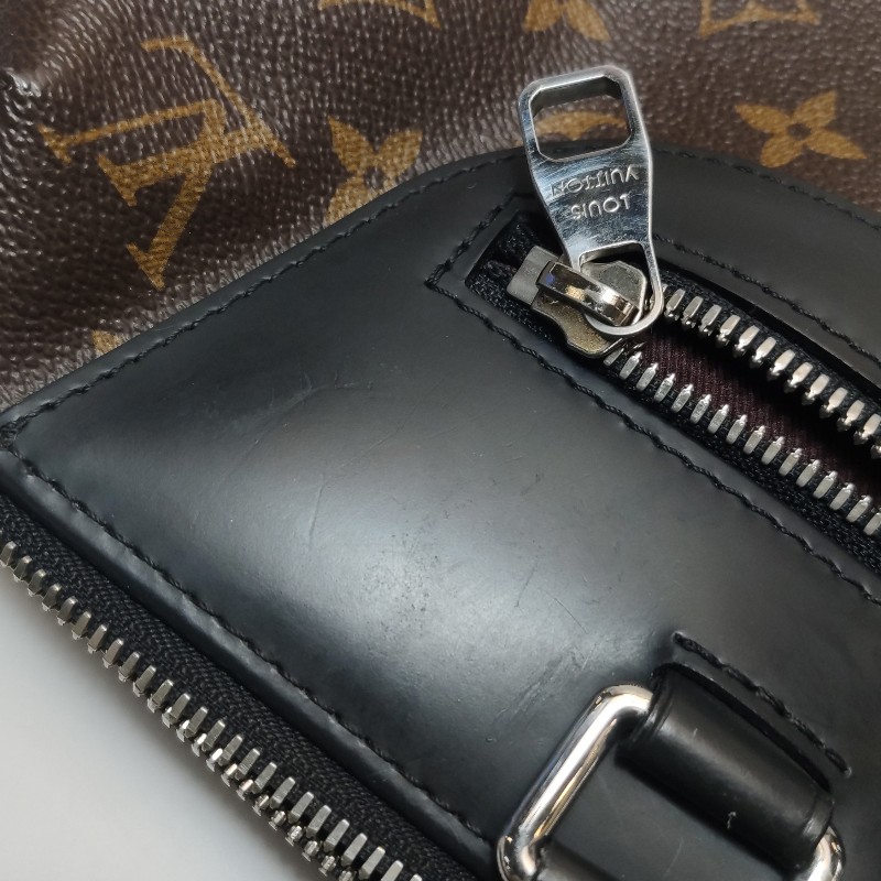 Louis Vuitton (LV) Porte Documents Jour牛皮老花拉鍊電腦公事包-20