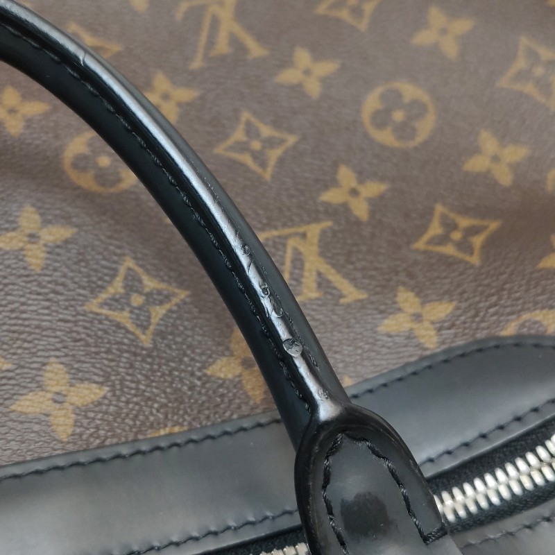 Louis Vuitton (LV) Porte Documents Jour牛皮老花拉鍊電腦公事包-24