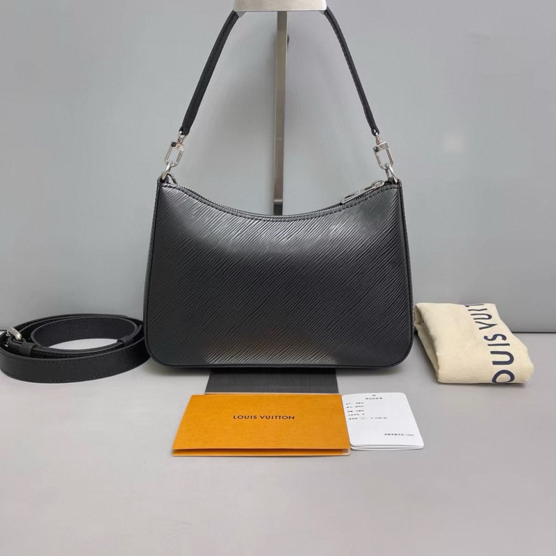 LV路易威登Marelle黑色水波紋子母包 芯片-1