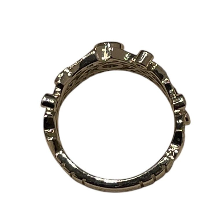 CHANEL 香奈兒 HUGS & KISSES 鑽石戒指 K18WG #50-7