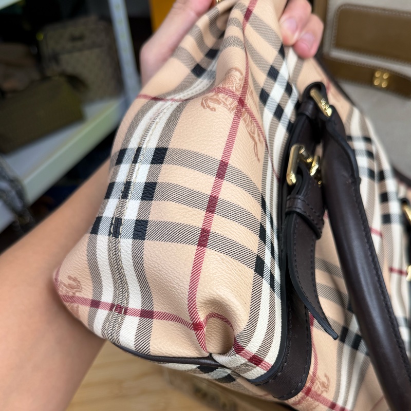 上架中🔑Burberry 經典格紋拉鍊3用包-9