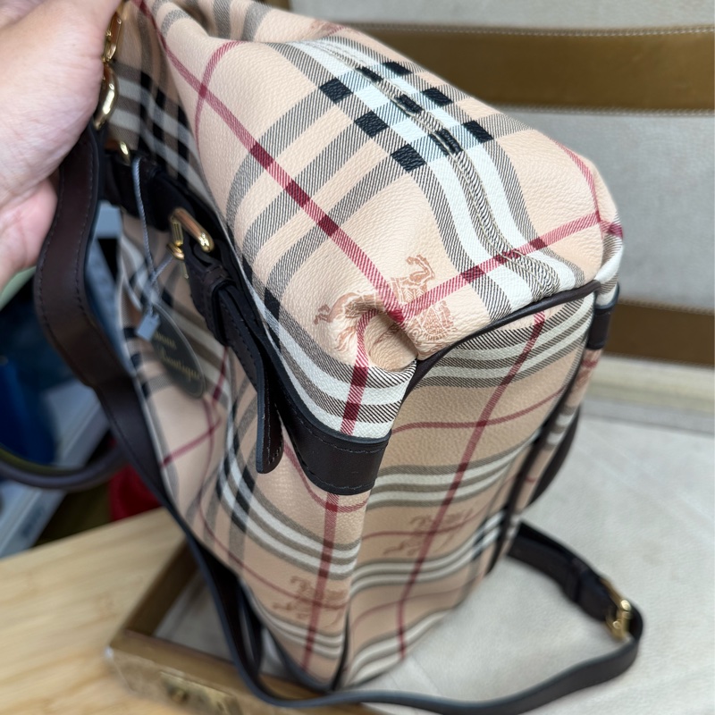上架中🔑Burberry 經典格紋拉鍊3用包-10