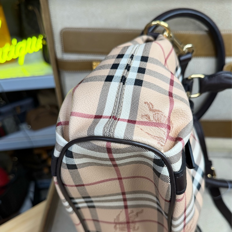 上架中🔑Burberry 經典格紋拉鍊3用包-12