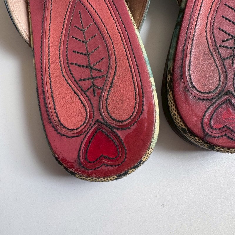 🎊辨識度超高 Gucci Princetown系列花卉穆勒鞋37.5-8