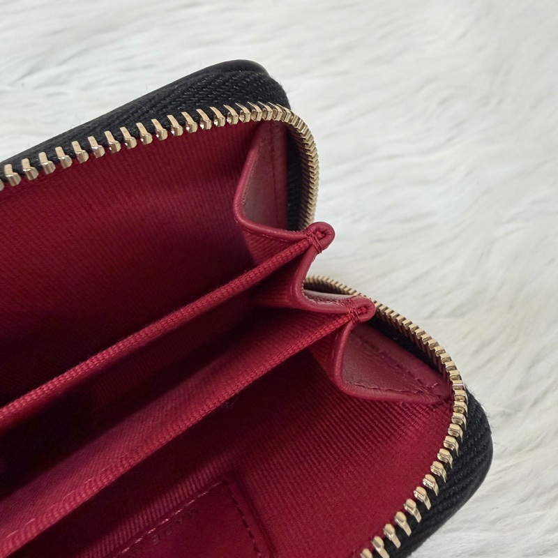 Chanel 19 AP0949 黑羊皮金扣短夾 短夾 零錢包 卡包 卡夾-25