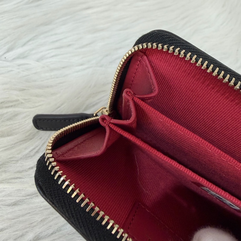 Chanel 19 AP0949 黑羊皮金扣短夾 短夾 零錢包 卡包 卡夾-26