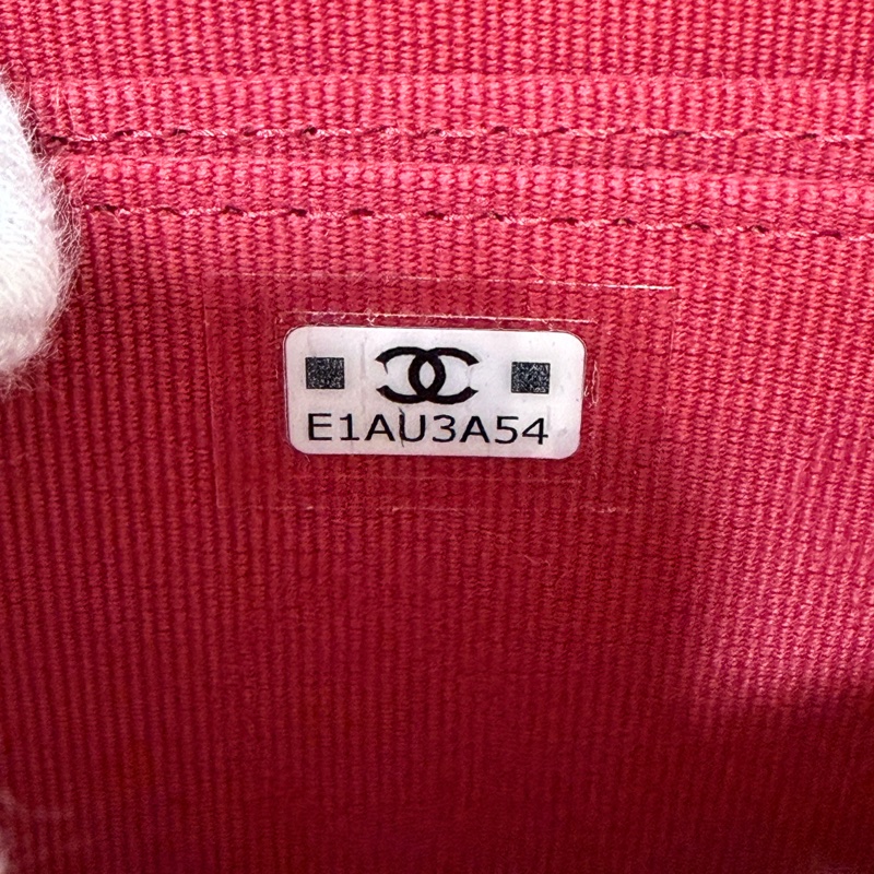 Chanel 19 AP0949 黑羊皮金扣短夾 短夾 零錢包 卡包 卡夾-30