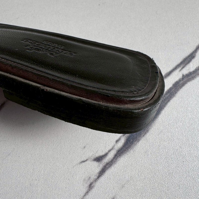 💖全網最低價 Hermes 香檳色真皮涼拖36.5-15