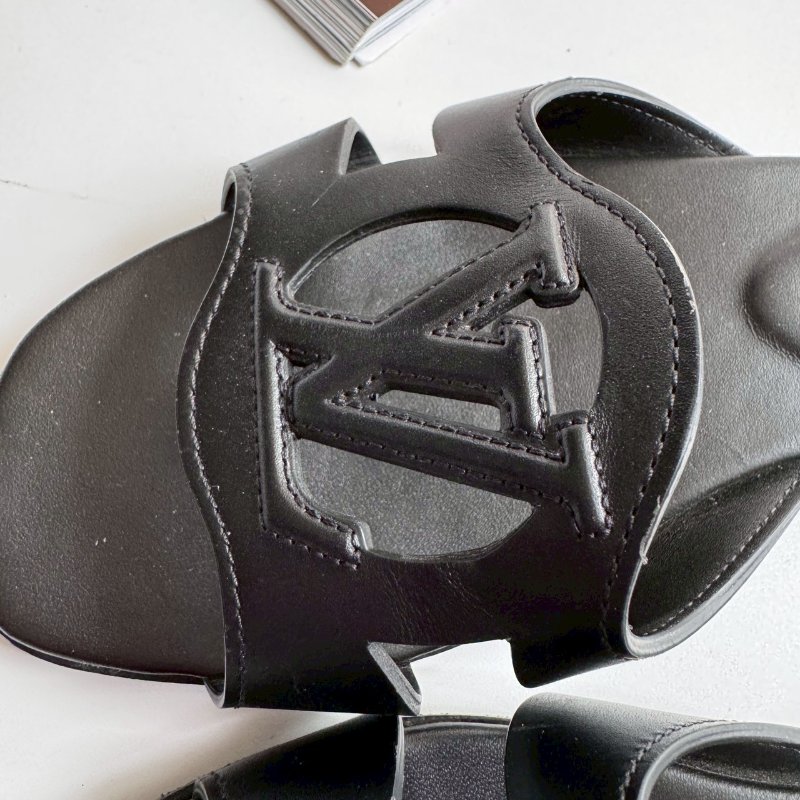 ‼️超級百搭LV黑色簡約涼鞋 36-3