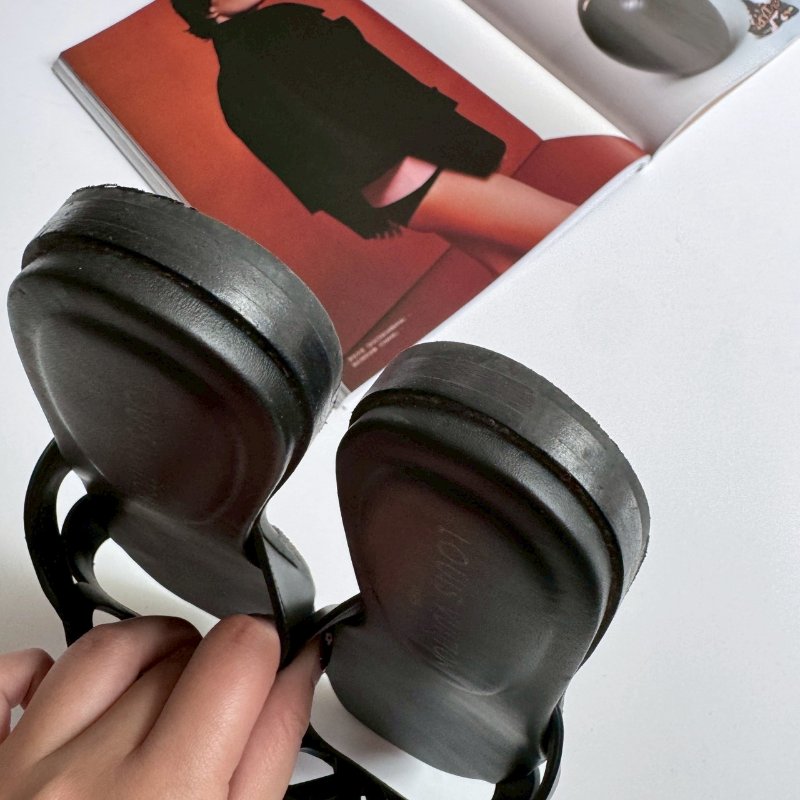 ‼️超級百搭LV黑色簡約涼鞋 36-8