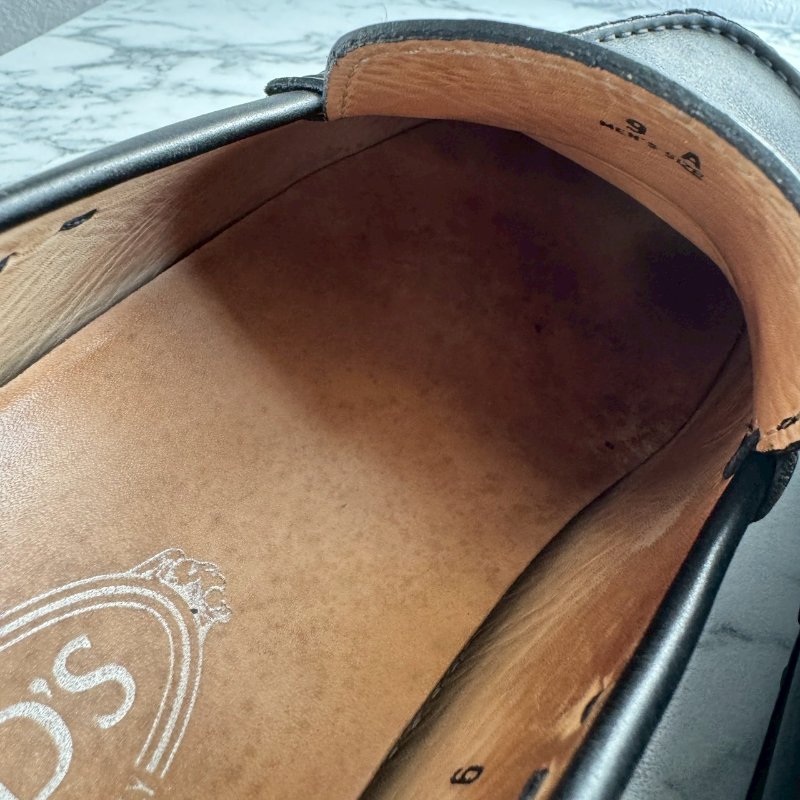 👟上班必買款 TODS 男生黑色樂福鞋-13