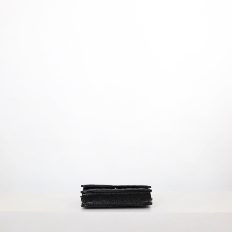 二手Chanel Woc 黑金牛/ 芯片款-8