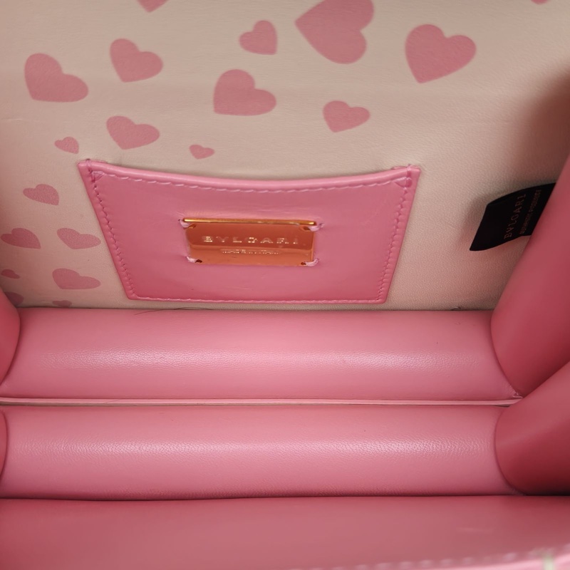 BVLGARI 拼色羊皮金扣SerpentiForever系列七夕限定款蛇頭包-4