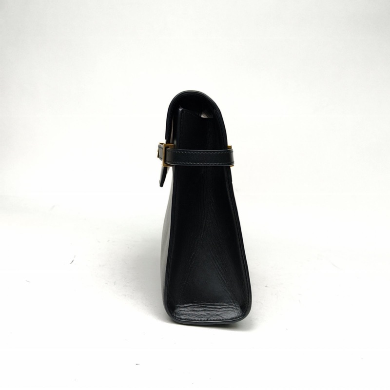 SAINT LAURENT MANHATTAN曼哈頓BOX中號牛皮金扣黑色-1