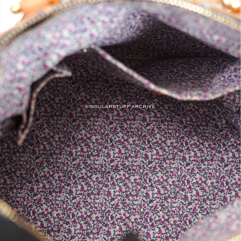 LV 丹寧拼接 Speedy 30 限量手提包-5