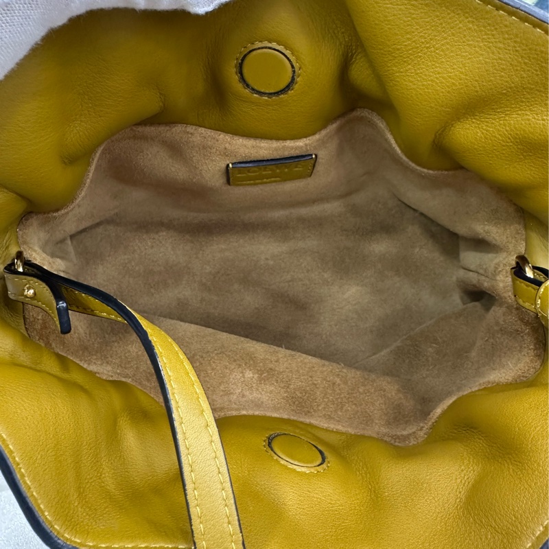 Loewe 羅意威 Flamenco福袋包 薑黃 22年有購證 尺寸:25*17*6.5-8