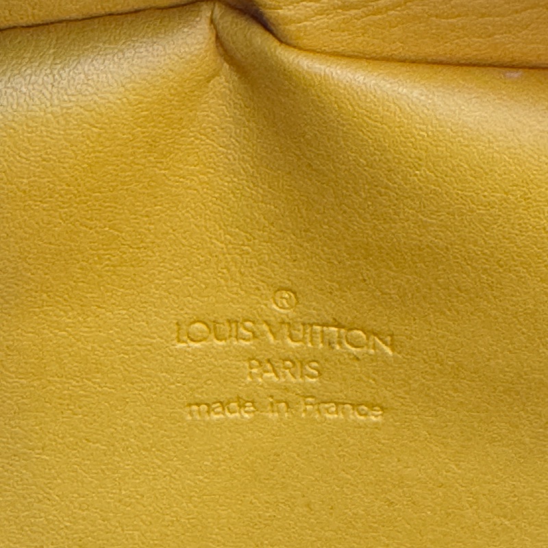 【赫蒂國際精品】Louis Vuitton路易威登 芥末黃漆皮系列 中古手提包 vintage-6