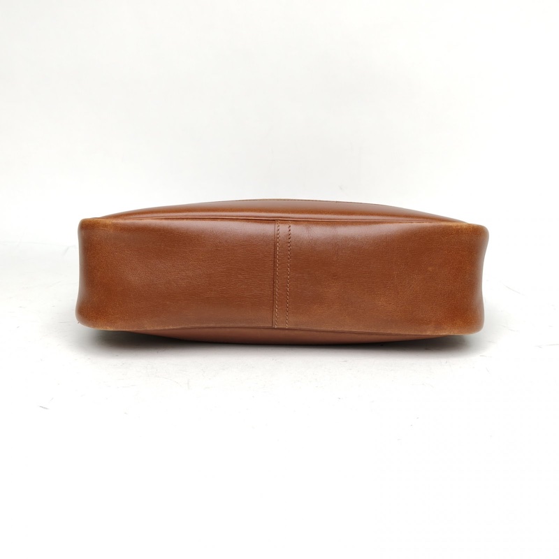 HERMES Trim3134黃褐色Vibrato羊切皮框F金扣-3