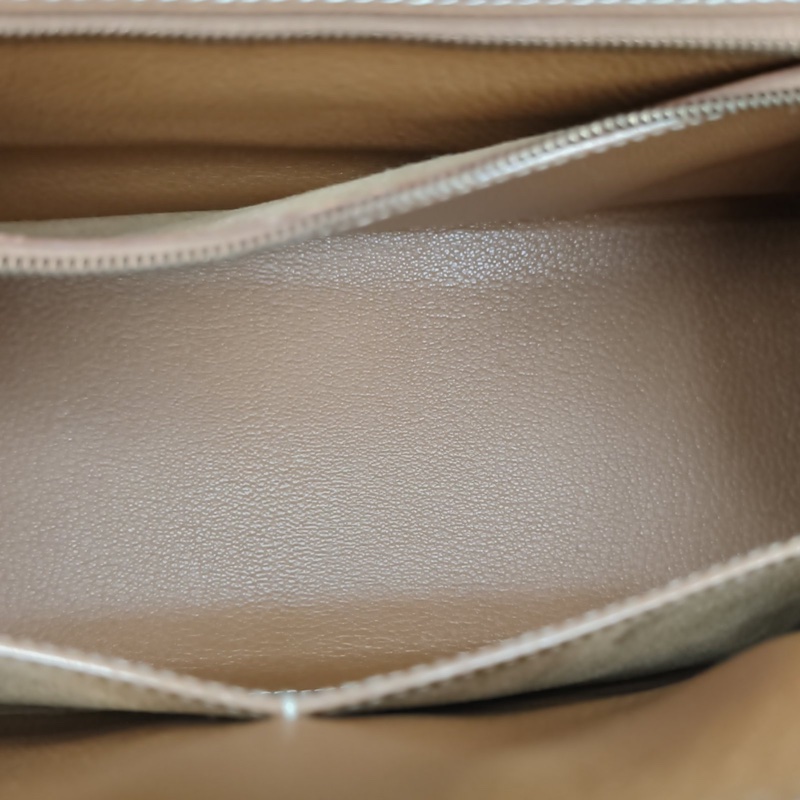 HERMES Kelly282S芝麻色Epsom皮圈X金扣-5