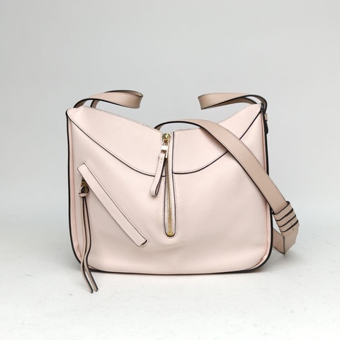 LOEWE Hammock吊床包小號裸粉色牛皮金扣