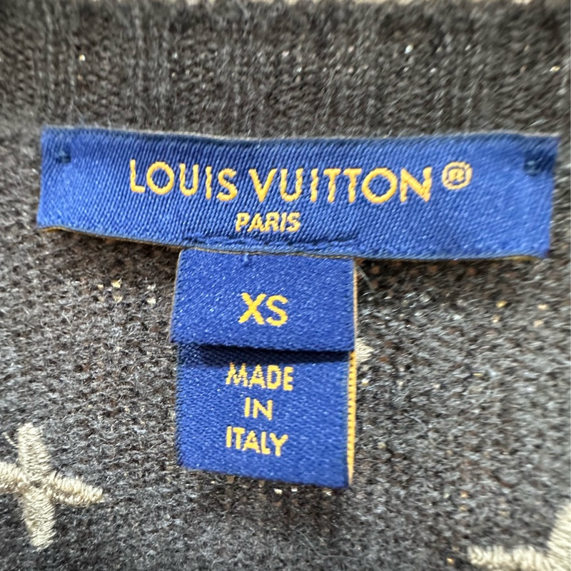LV 路易威登 LOUIS VUITTON SS26 九月系列 純色圓領山羊絨針織套頭毛衣 女款 XS碼-2