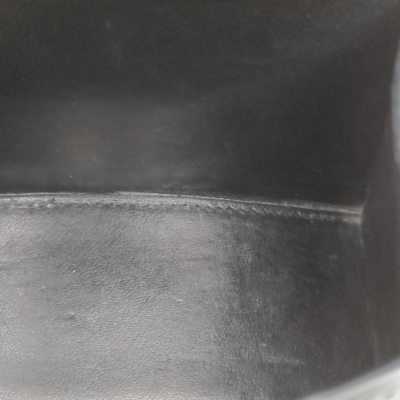 BALENCIAGA 鱷魚壓紋Hourglass沙漏手袋XS碼黑色牛皮Lisa同款-5