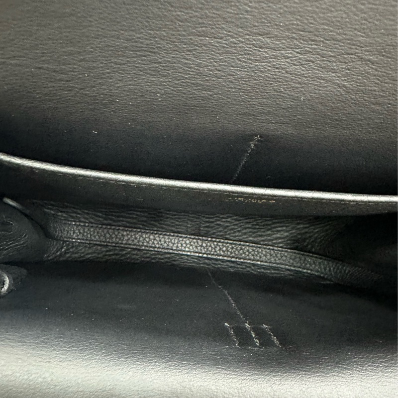 Hermes 爱马仕 Halzan 25 黑金 TC皮 K刻-7