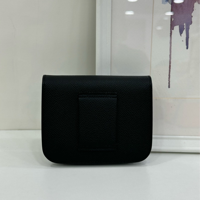 Hermes 愛馬仕Constance Slim康康黑色銀扣,W刻 閒置有購證-2