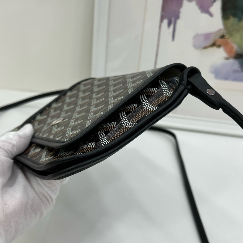 Goyard 戈雅 信封包灰 woc灰色 25年編碼 有購證-4