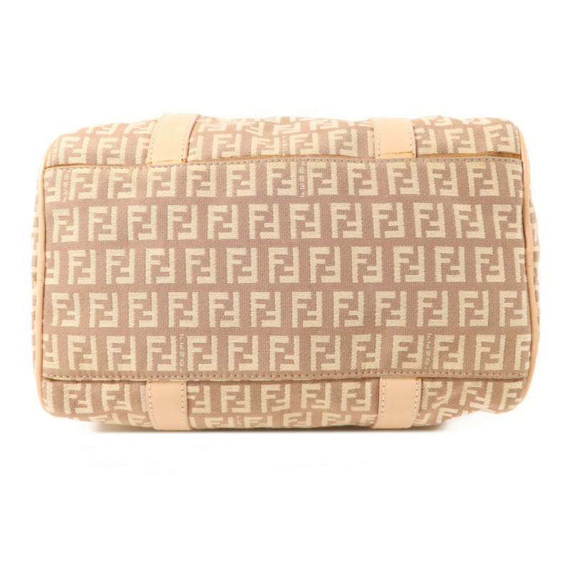 FENDI 帆布Zucchino Mini Boston Bag金扣手挽袋-3