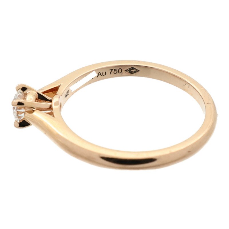 CARTIER 18K玫瑰金Diamond Ring鑽石戒指Cartier#48/US#4.5-2