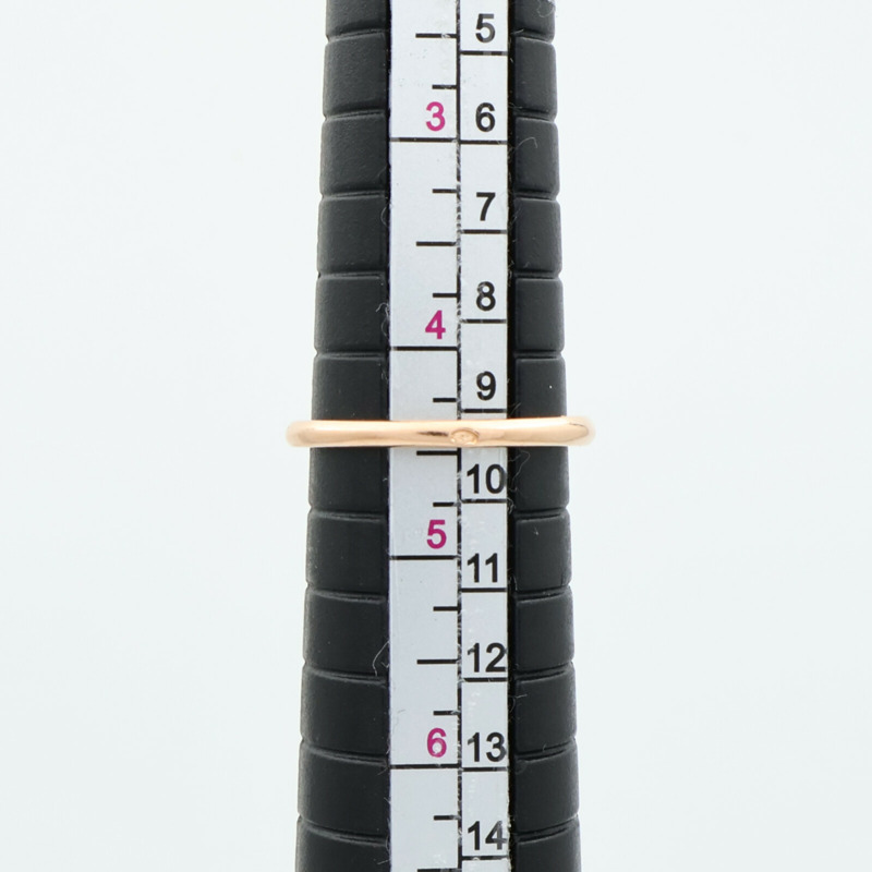 CARTIER 18K玫瑰金Diamond Ring鑽石戒指Cartier#48/US#4.5-8