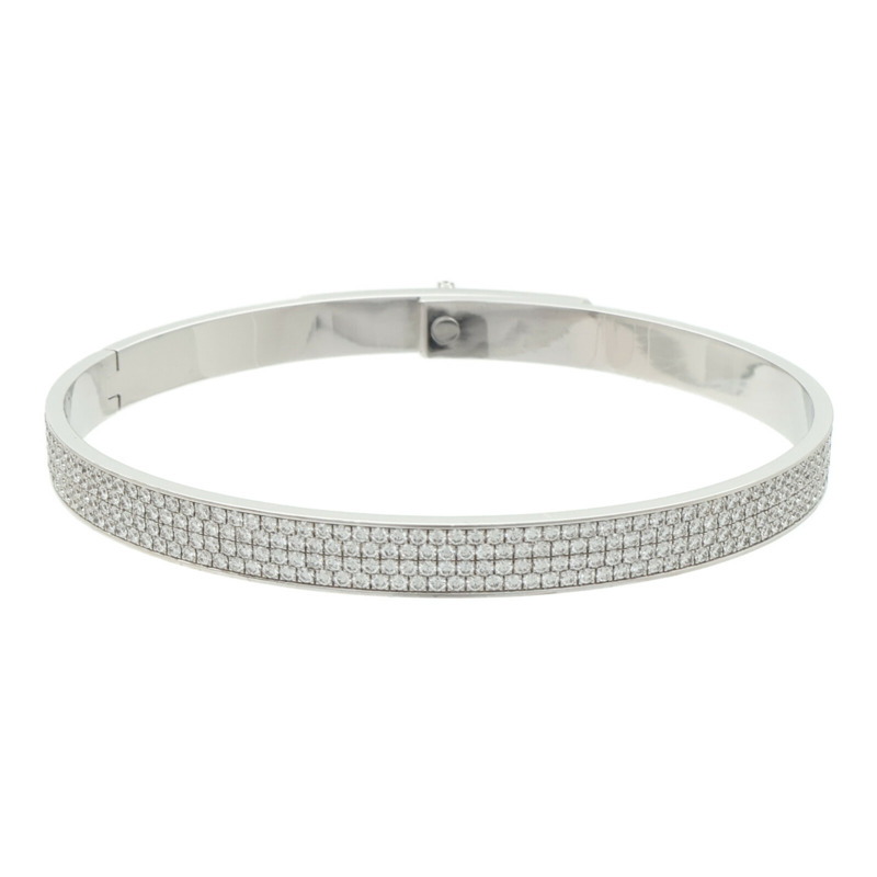 HERMES 18K白金Kelly Bracelet Diamond鑽石手鐲-1