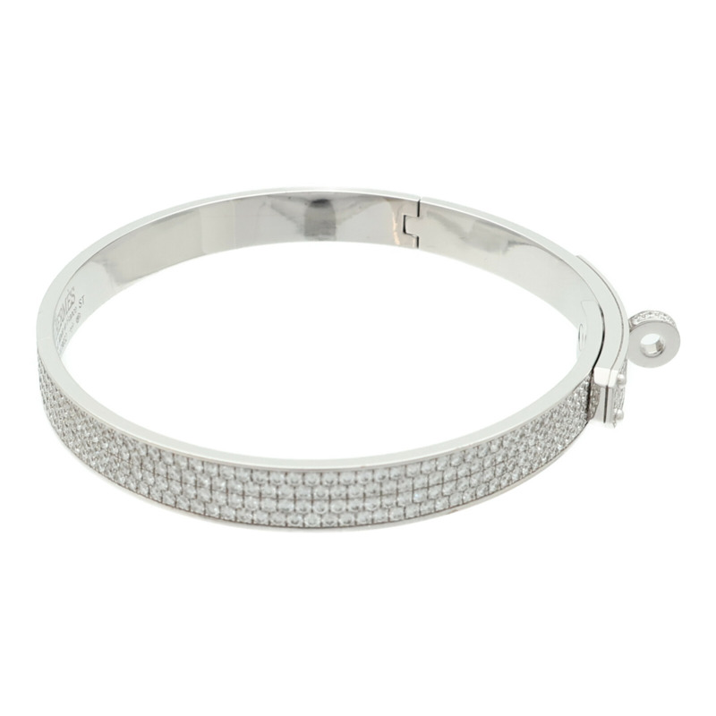 HERMES 18K白金Kelly Bracelet Diamond鑽石手鐲-2