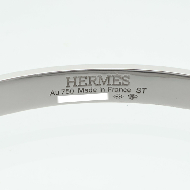 HERMES 18K白金Kelly Bracelet Diamond鑽石手鐲-4