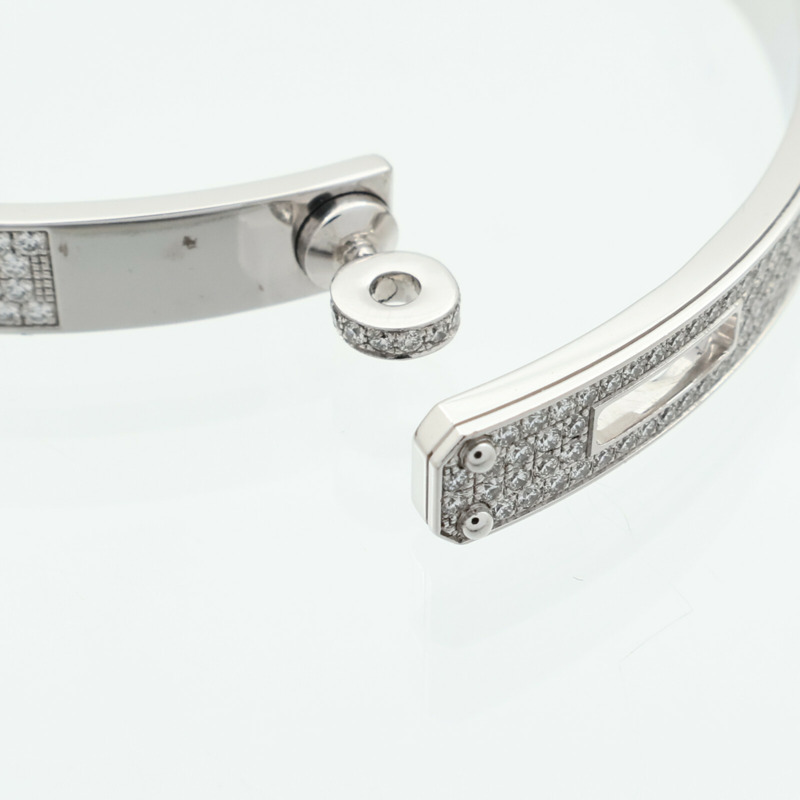 HERMES 18K白金Kelly Bracelet Diamond鑽石手鐲-5