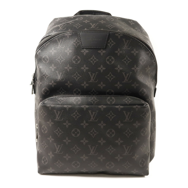 LOUIS VUITTON Monogram Eclipse Discovery PM銀扣背包-1